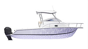 Vehicles center console boat small